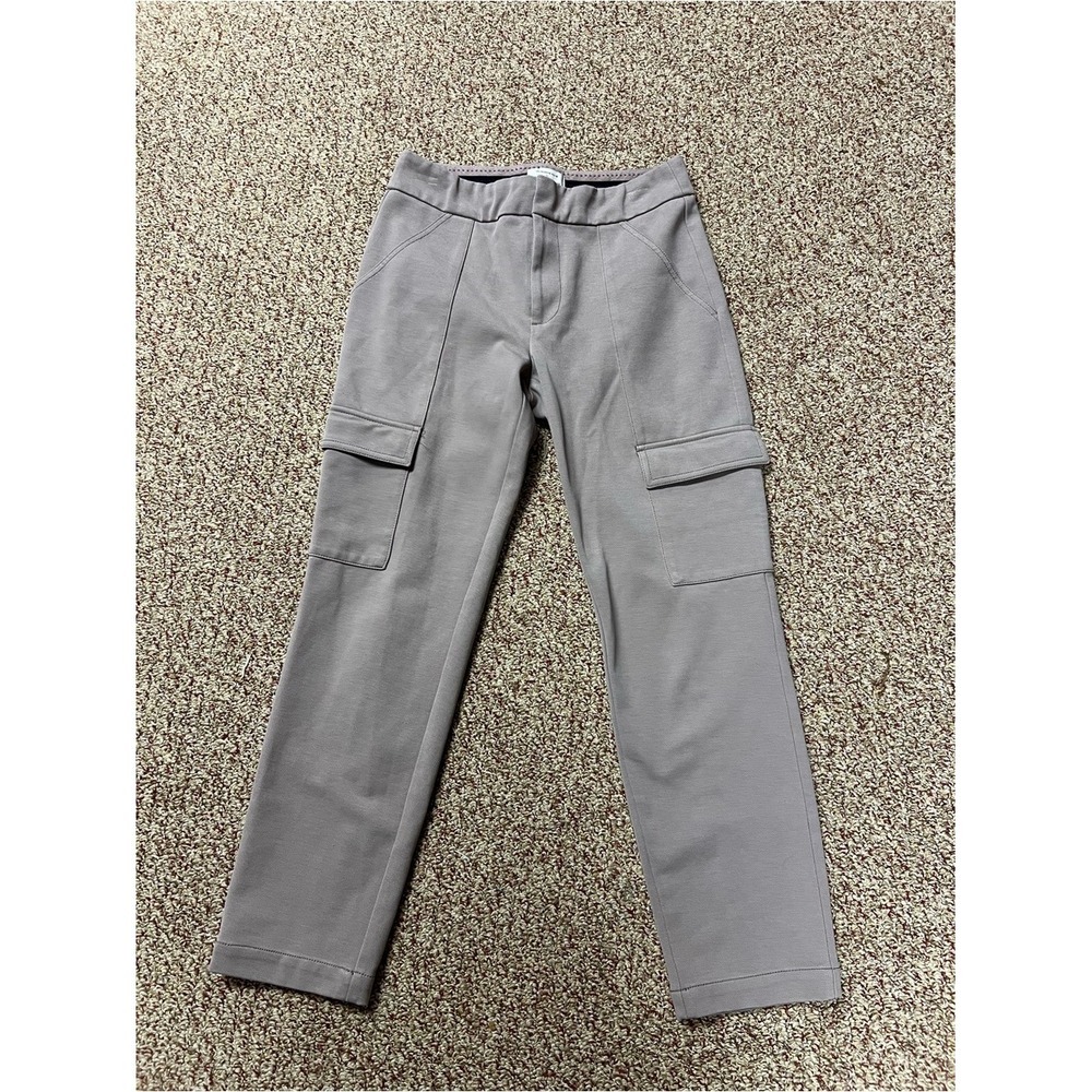 Anthropologie Light Gray Cargo Pants